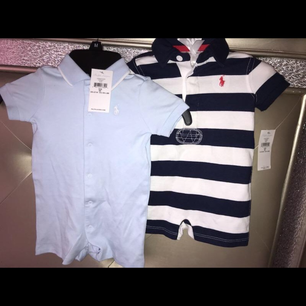 Infant Baby Boys Polo Ralph Lauren Rompers